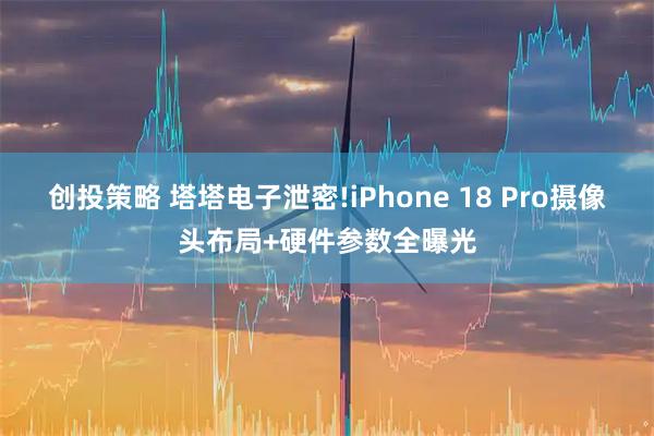 创投策略 塔塔电子泄密!iPhone 18 Pro摄像头布局+硬件参数全曝光